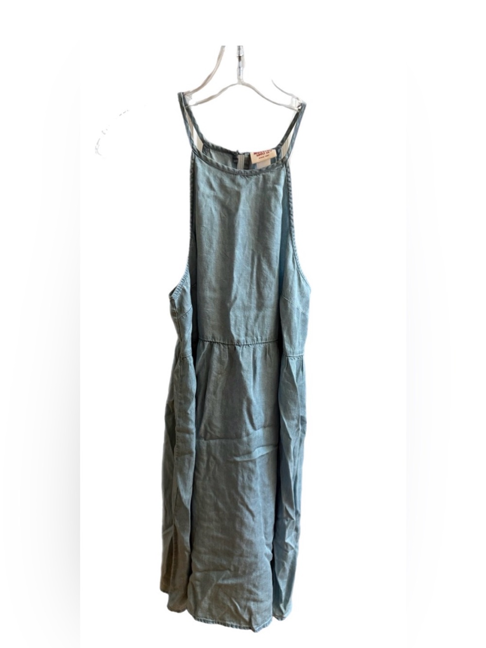 Mossimo Supply Co. Light Blue Sleeveless Midi Dress